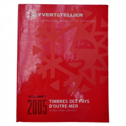 Catalogues Yvert et Tellier timbres d'Outremer en 7 volumes.