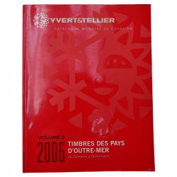 Catalogues Yvert et Tellier timbres d'Outremer en 7 volumes.