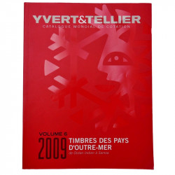 Catalogues Yvert et Tellier timbres d'Outremer en 7 volumes.