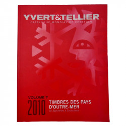 Catalogues Yvert et Tellier timbres d'Outremer en 7 volumes.