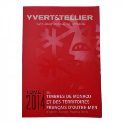 Catalogues Yvert et Tellier timbres de France Monaco et Colonies en 3 tomes.