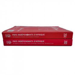 Catalogues Yvert et Tellier timbres des pays indépendants d'Afrique en 3 tomes.
