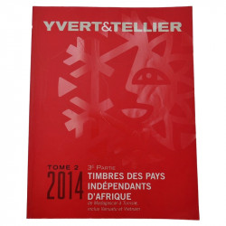 Catalogues Yvert et Tellier timbres des pays indépendants d'Afrique en 3 tomes.
