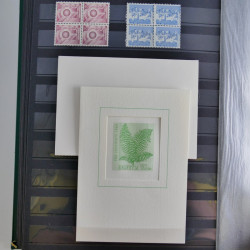 Suisse lot de timbres essais et divers oblitérations en un album.