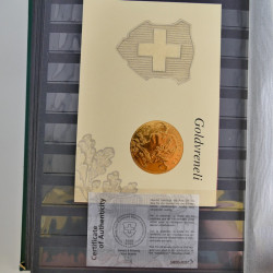 Suisse lot de timbres essais et divers oblitérations en un album.