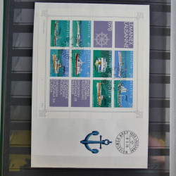 Suisse lot de timbres essais et divers oblitérations en un album.