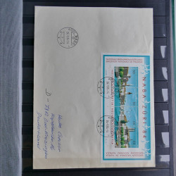 Suisse lot de timbres essais et divers oblitérations en un album.