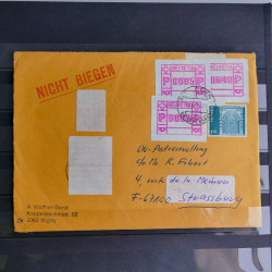 Suisse lot de timbres essais et divers oblitérations en un album.