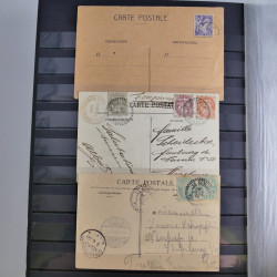 France lot de 95 marques postales du 20ème siècle en un album.