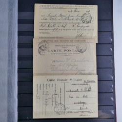 France lot de 95 marques postales du 20ème siècle en un album.