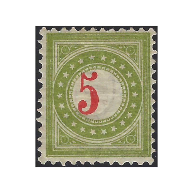 Suisse timbre taxe N°30 variété centre déplacé neuf*.