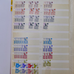 France stock de timbres fins de catalogue neufs et oblitérés en un album.