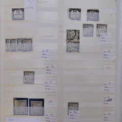 France stock de timbres de service, taxes, colis postaux en un album.