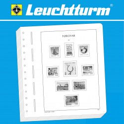 Feuilles préimprimées pour crypto-timbres (N 41 F CRYPTO) Leuchtturm Iles Féroé 2023.