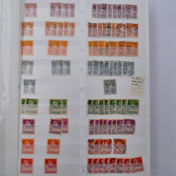Suisse stock de timbres entre 1913-1986 neufs et oblitérés en 2 albums.