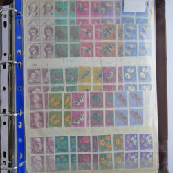 Suisse lot de timbres en feuilles, blocs neufs** et oblitérés en un album.