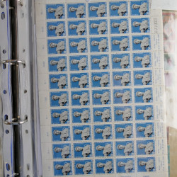 Suisse lot de timbres en feuilles, blocs neufs** et oblitérés en un album.