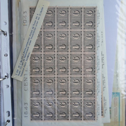 Suisse lot de timbres en feuilles, blocs neufs** et oblitérés en un album.