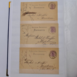 Lot de +150 marques postales Alsace période classique en un album.