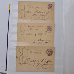 Lot de +150 marques postales Alsace période classique en un album.