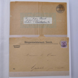 Lot de +125 marques postales du monde en un album.