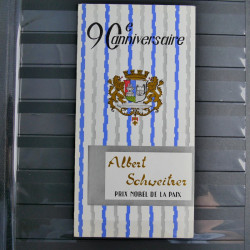 Collection timbres, commémoratifs Albert Schweitzer en un album.