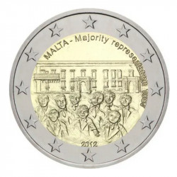 2 euros commémorative Malte 2012 - Majorité.