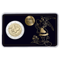 2 euros commémorative coincard BU France 2019 - Astérix et Idefix.