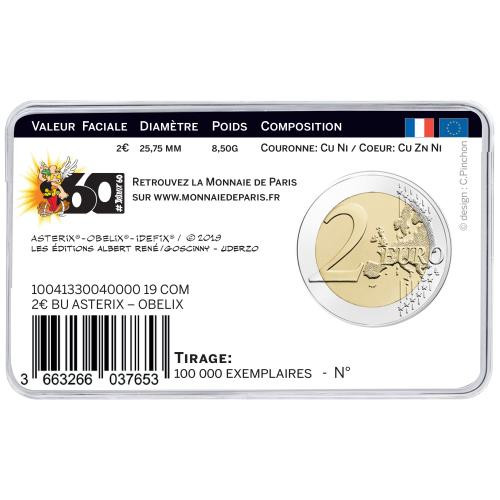 Commémorative 2 euros Astérix 2019 BE