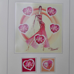 Collection timbres de France 2003-2005 neuf** en album lux.