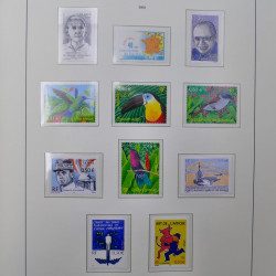Collection timbres de France 2003-2005 neuf** en album lux.
