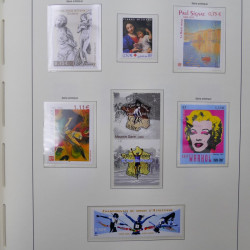 Collection timbres de France 2003-2005 neuf** en album lux.