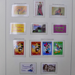 Collection timbres de France 2003-2005 neuf** en album lux.