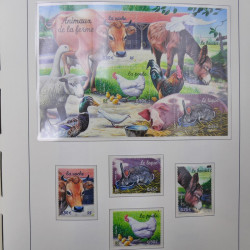 Collection timbres de France 2003-2005 neuf** en album lux.