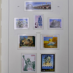 Collection timbres de France 2003-2005 neuf** en album lux.