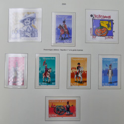 Collection timbres de France 2003-2005 neuf** en album lux.