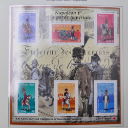 Collection timbres de France 2003-2005 neuf** en album lux.