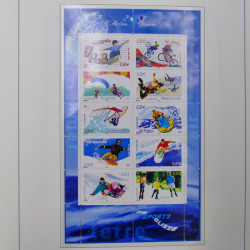 Collection timbres de France 2003-2005 neuf** en album lux.