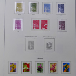Collection timbres de France 2003-2005 neuf** en album lux.