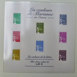 Collection timbres de France 2003-2005 neuf** en album lux.