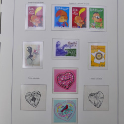 Collection timbres de France 2003-2005 neuf** en album lux.