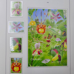 Collection timbres de France 2003-2005 neuf** en album lux.