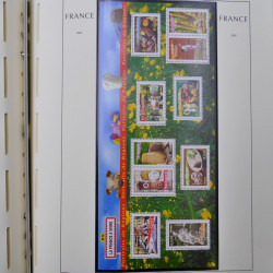 Collection timbres de France 2003-2005 neuf** en album lux.