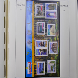 Collection timbres de France 2003-2005 neuf** en album lux.