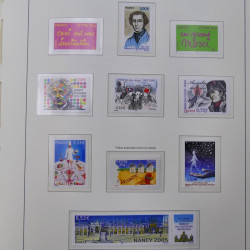 Collection timbres de France 2003-2005 neuf** en album lux.