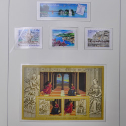 Collection timbres de France 2003-2005 neuf** en album lux.