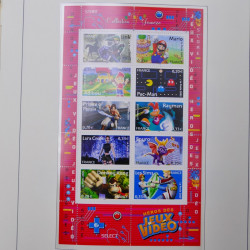 Collection timbres de France 2003-2005 neuf** en album lux.