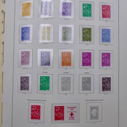 Collection timbres de France 2003-2005 neuf** en album lux.