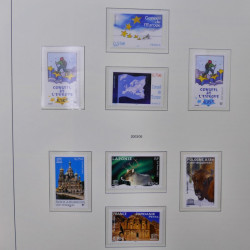 Collection timbres de France 2003-2005 neuf** en album lux.