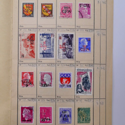 Colonies Françaises lot de +2000 timbres en 14 carnets à choix.